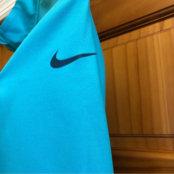 Nike Pro Warm Dri-fit Active 1/2 Zip Lined Top Shirt / Women's Medium / Exercise - Picture 2 of 10